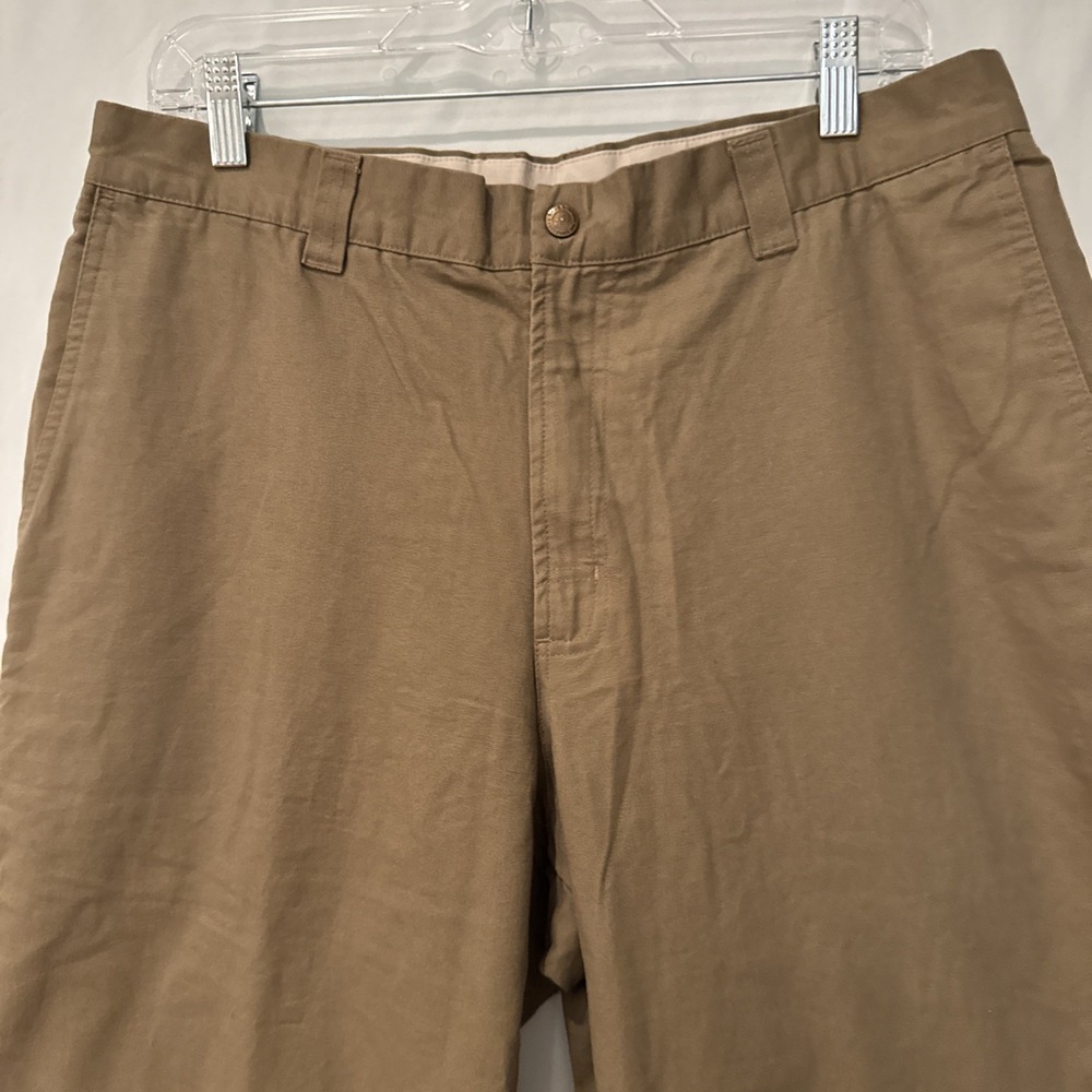 Columbia Pants Mens 34x32 Brown Chino Straight Regular Fit 100% Cotton